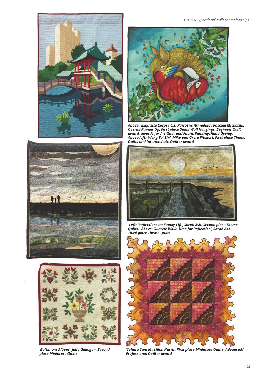 Patchwork and Quilting Preview Pages
