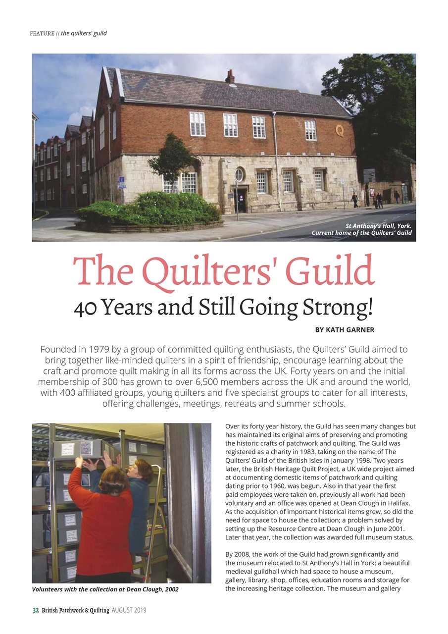 Patchwork and Quilting Preview Pages