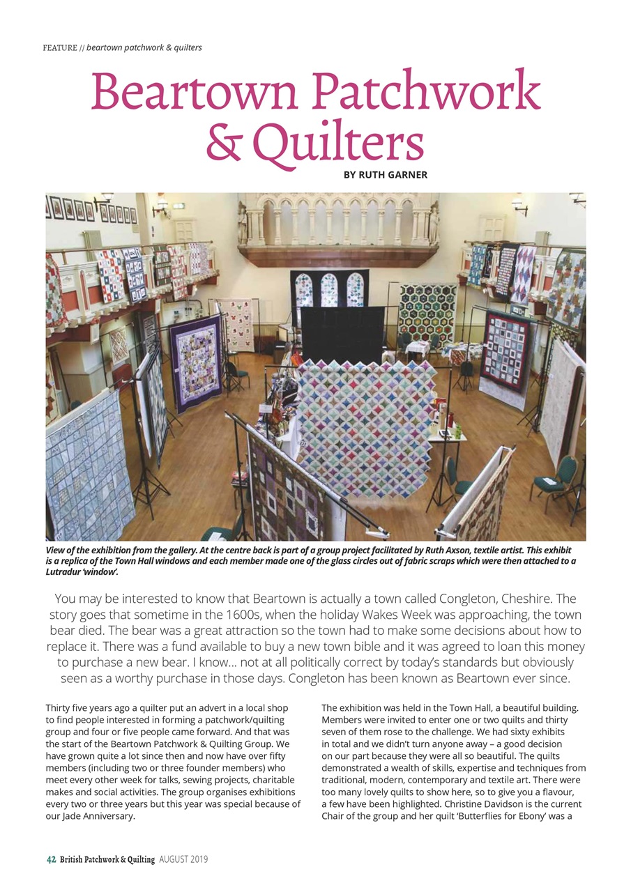 Patchwork and Quilting Preview Pages