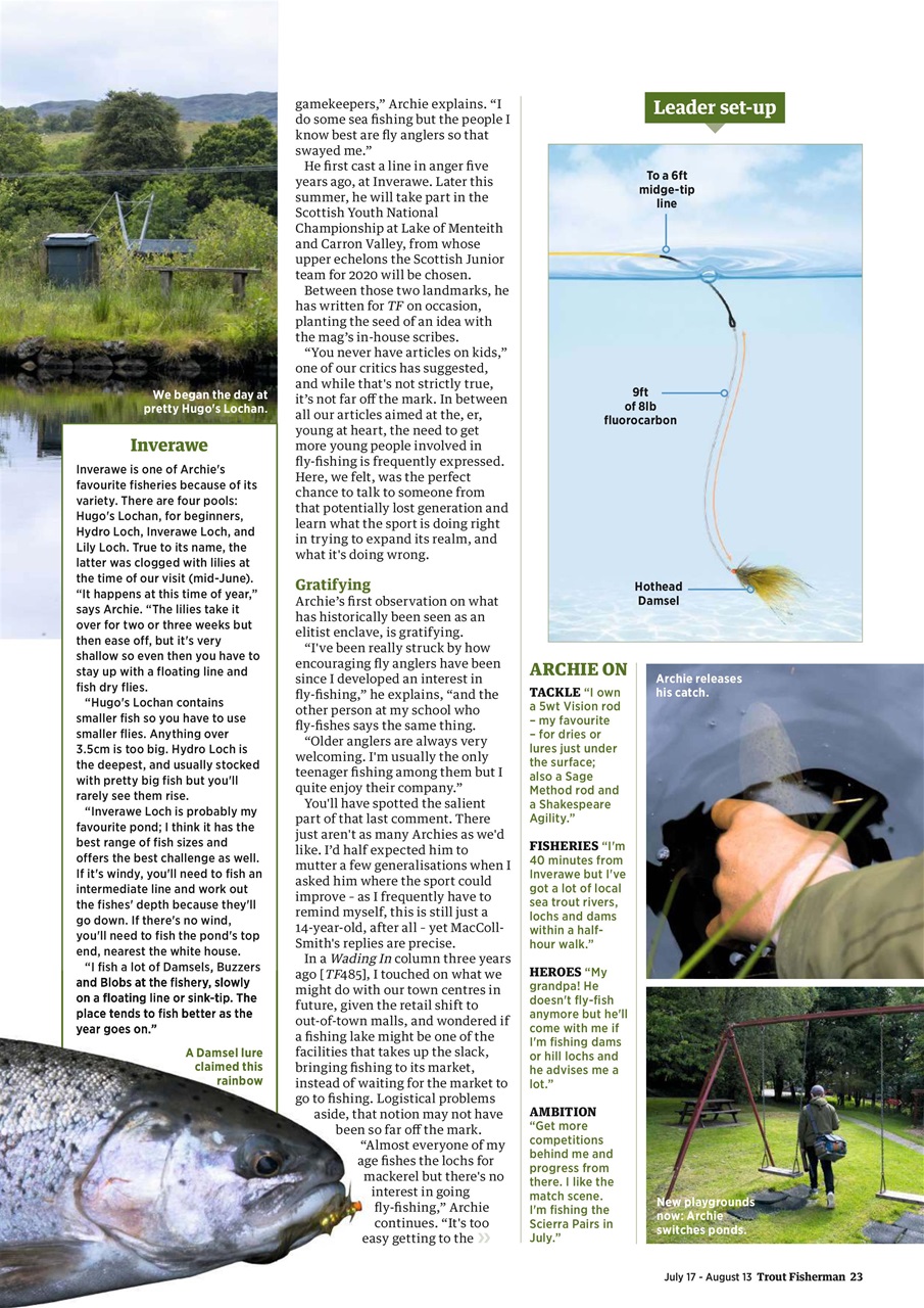 Trout Fisherman Preview Pages