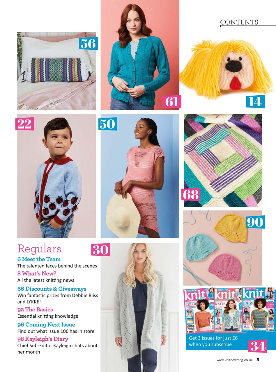 Knit Now Preview Pages