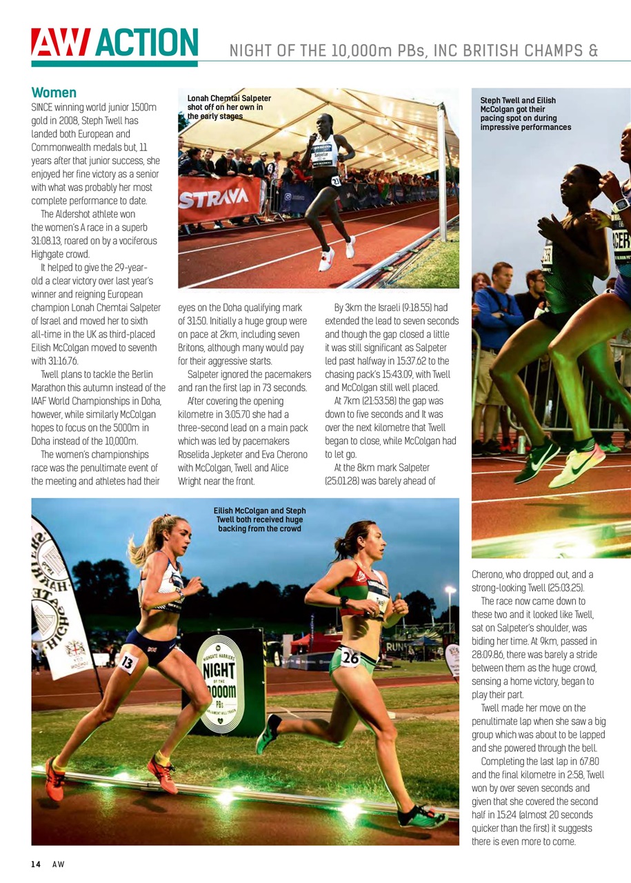 AW – Athletics Weekly Magazine Preview Pages