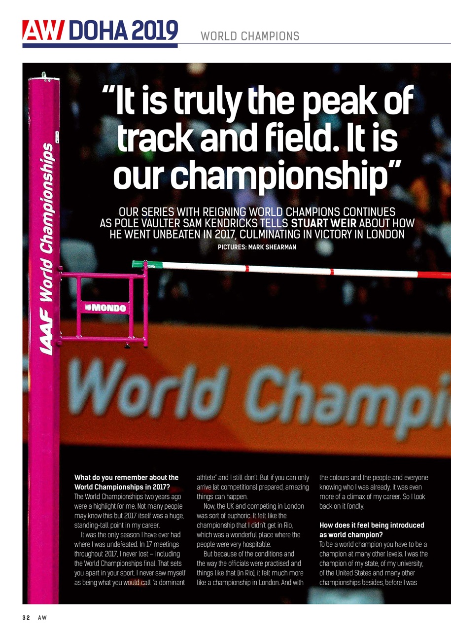 AW – Athletics Weekly Magazine Preview Pages