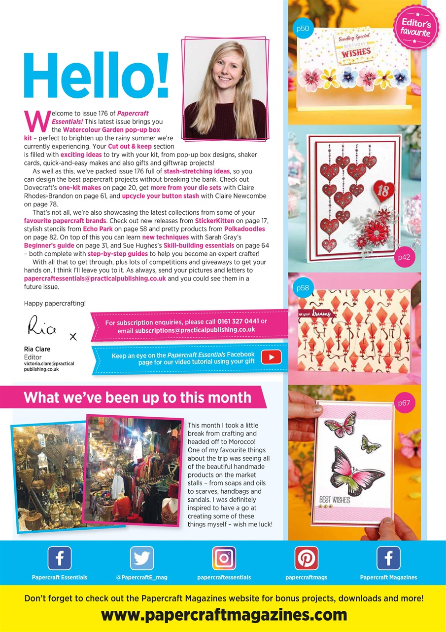 Papercraft Essentials Preview Pages