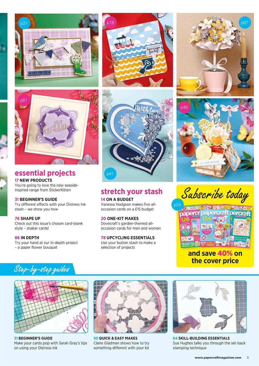Papercraft Essentials Preview Pages