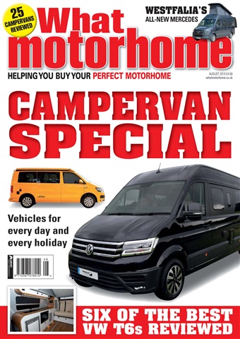 What Motorhome magazine issue August 2019