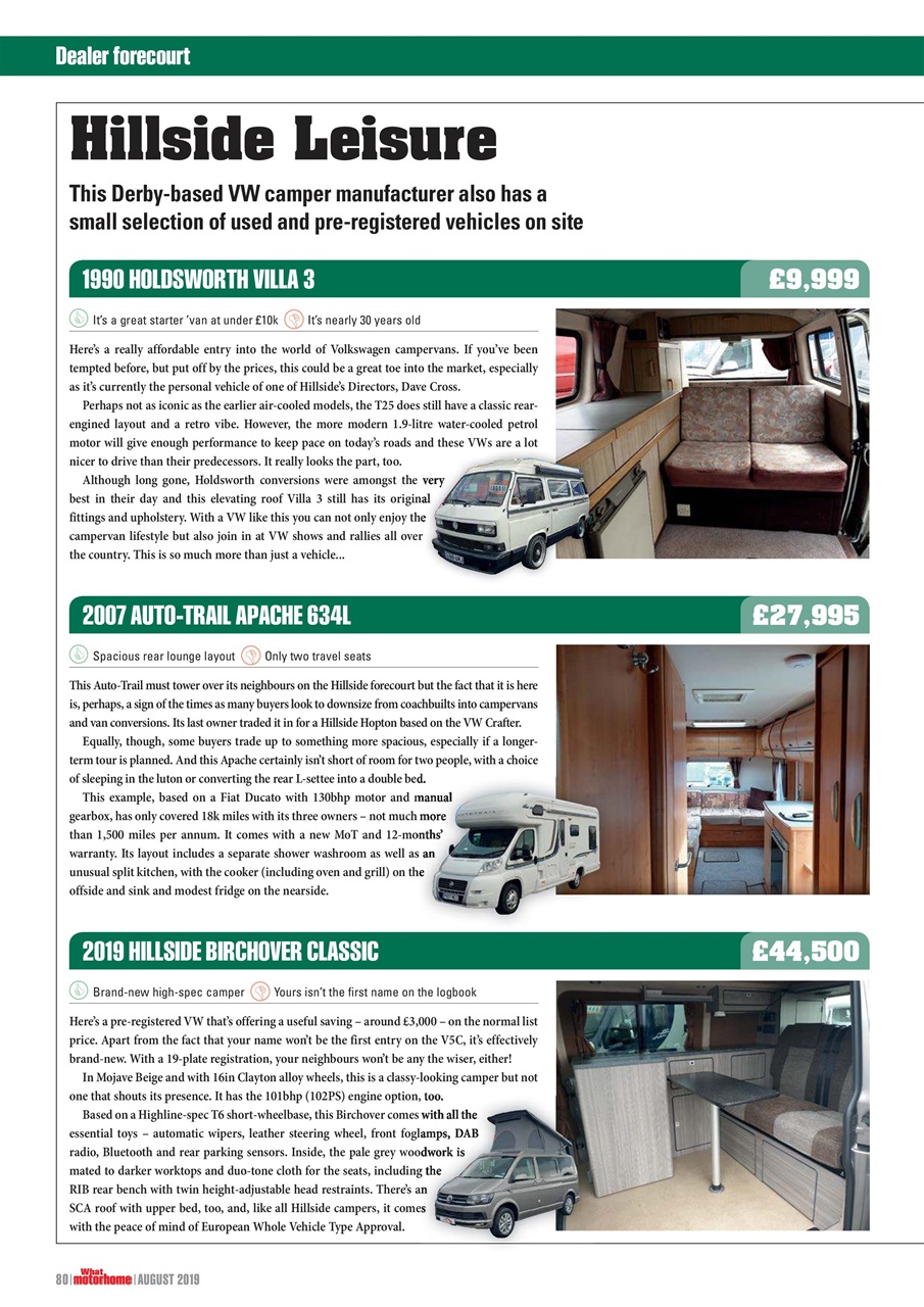 What Motorhome magazine Preview Pages