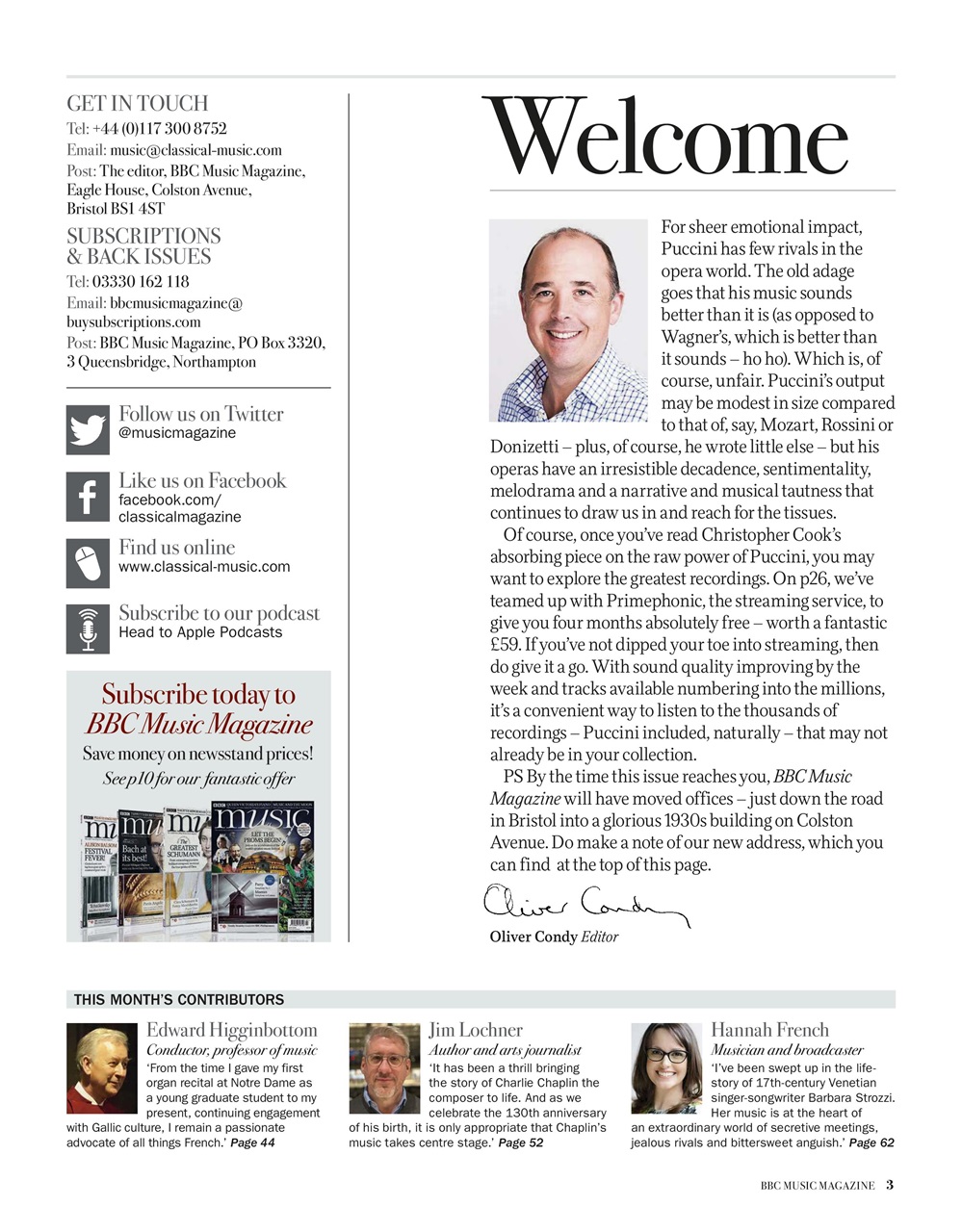 BBC Music Magazine Preview Pages