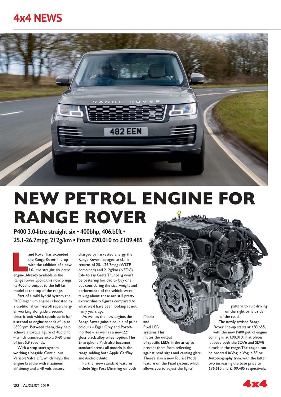 Overlander 4X4 Preview Pages