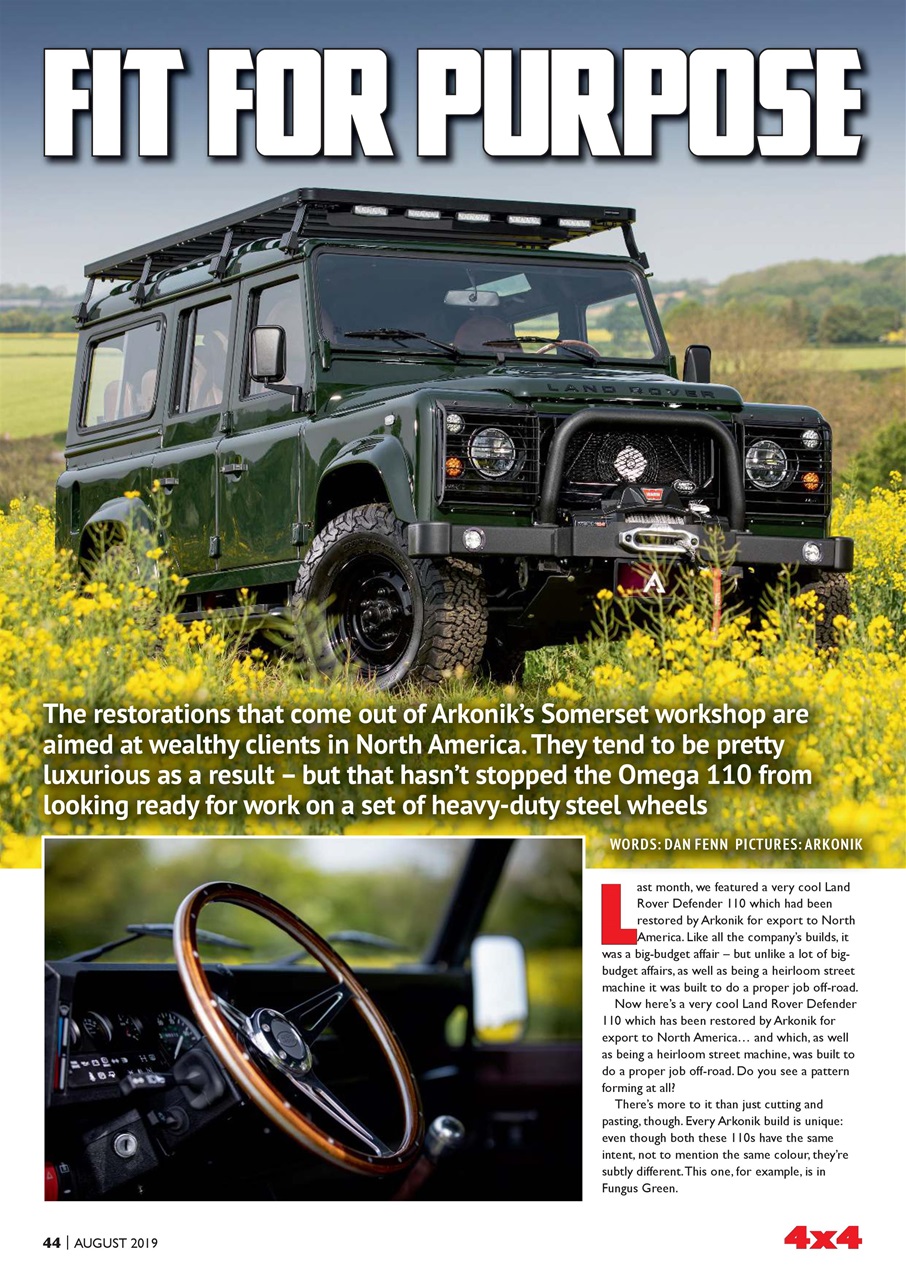 Overlander 4X4 Preview Pages