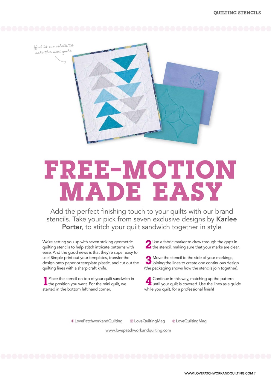 Love Patchwork & Quilting Preview Pages