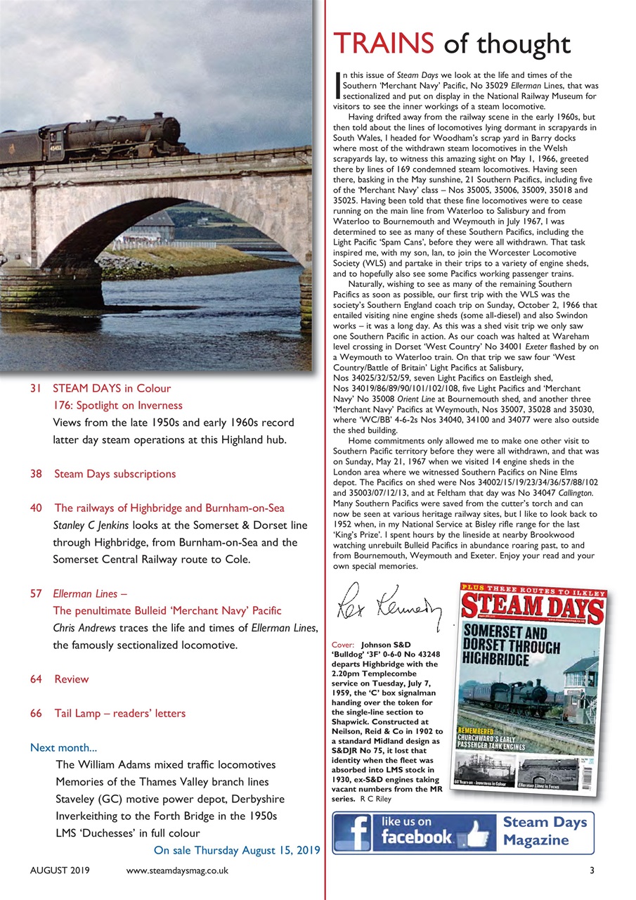 Steam Days Preview Pages