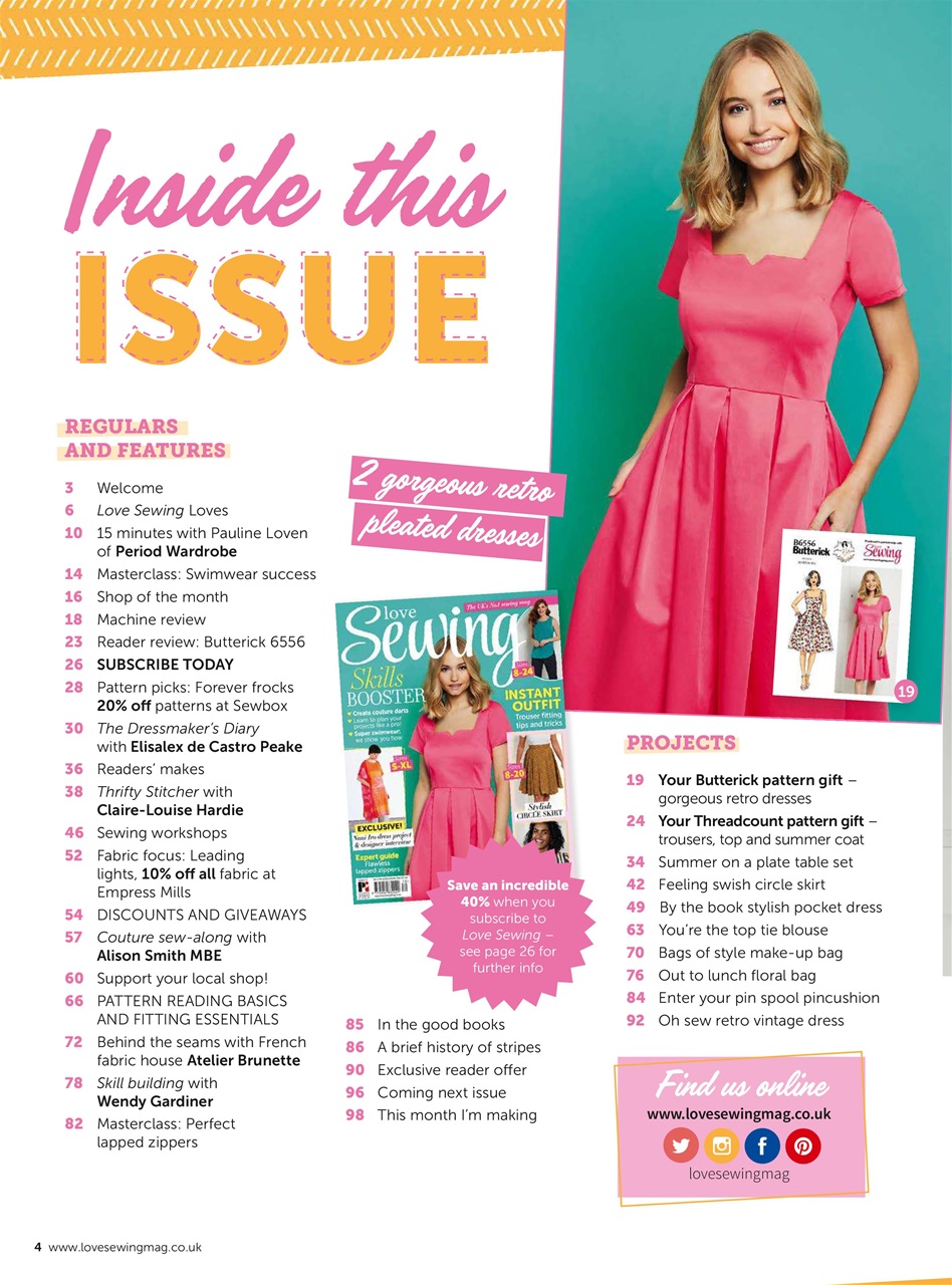 Love Sewing Preview Pages