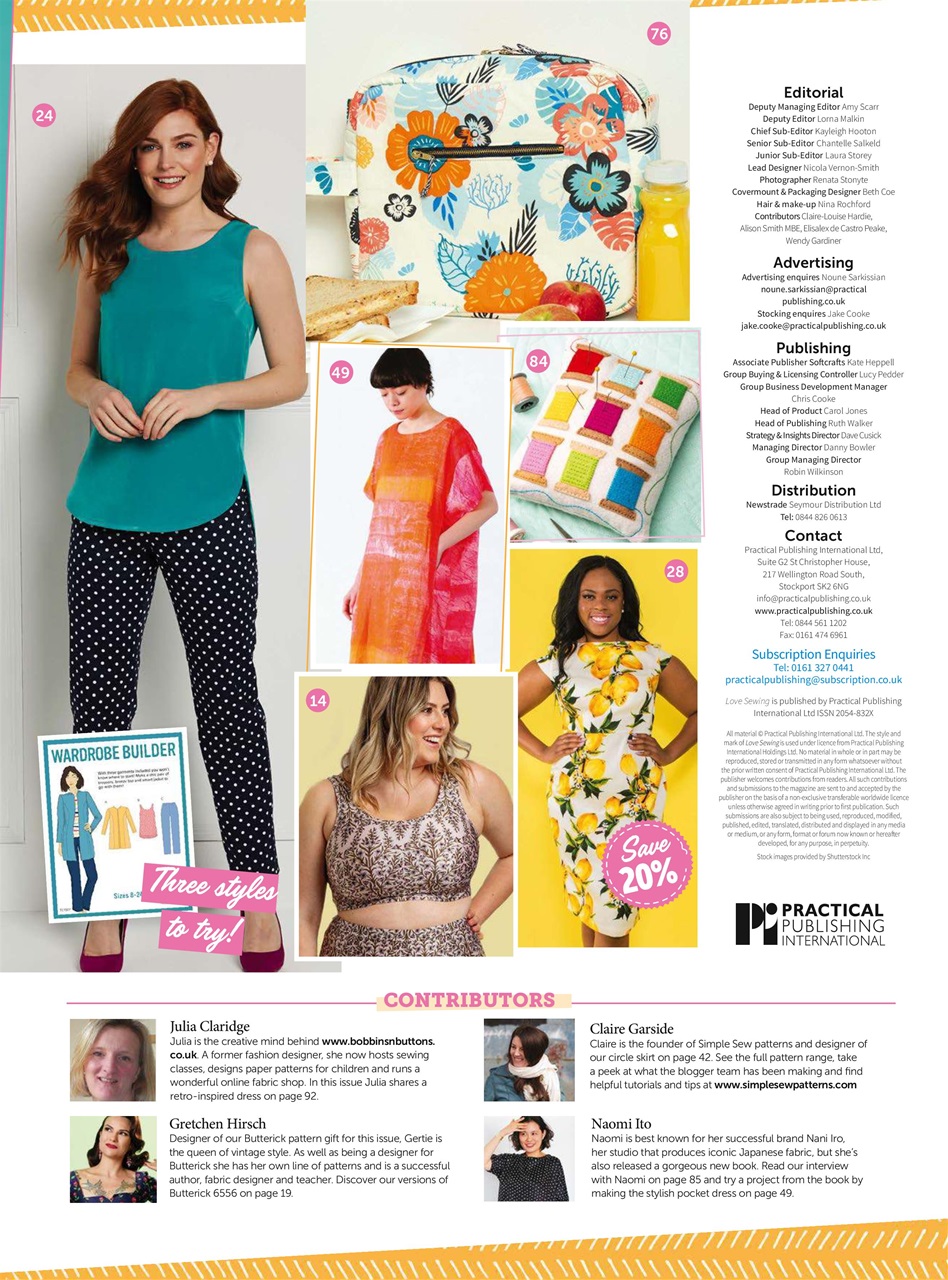 Love Sewing Preview Pages