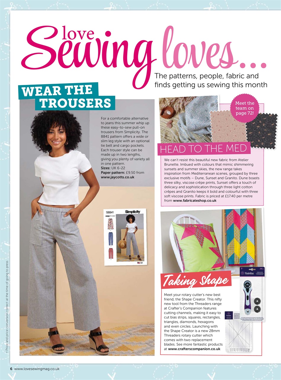 Love Sewing Preview Pages