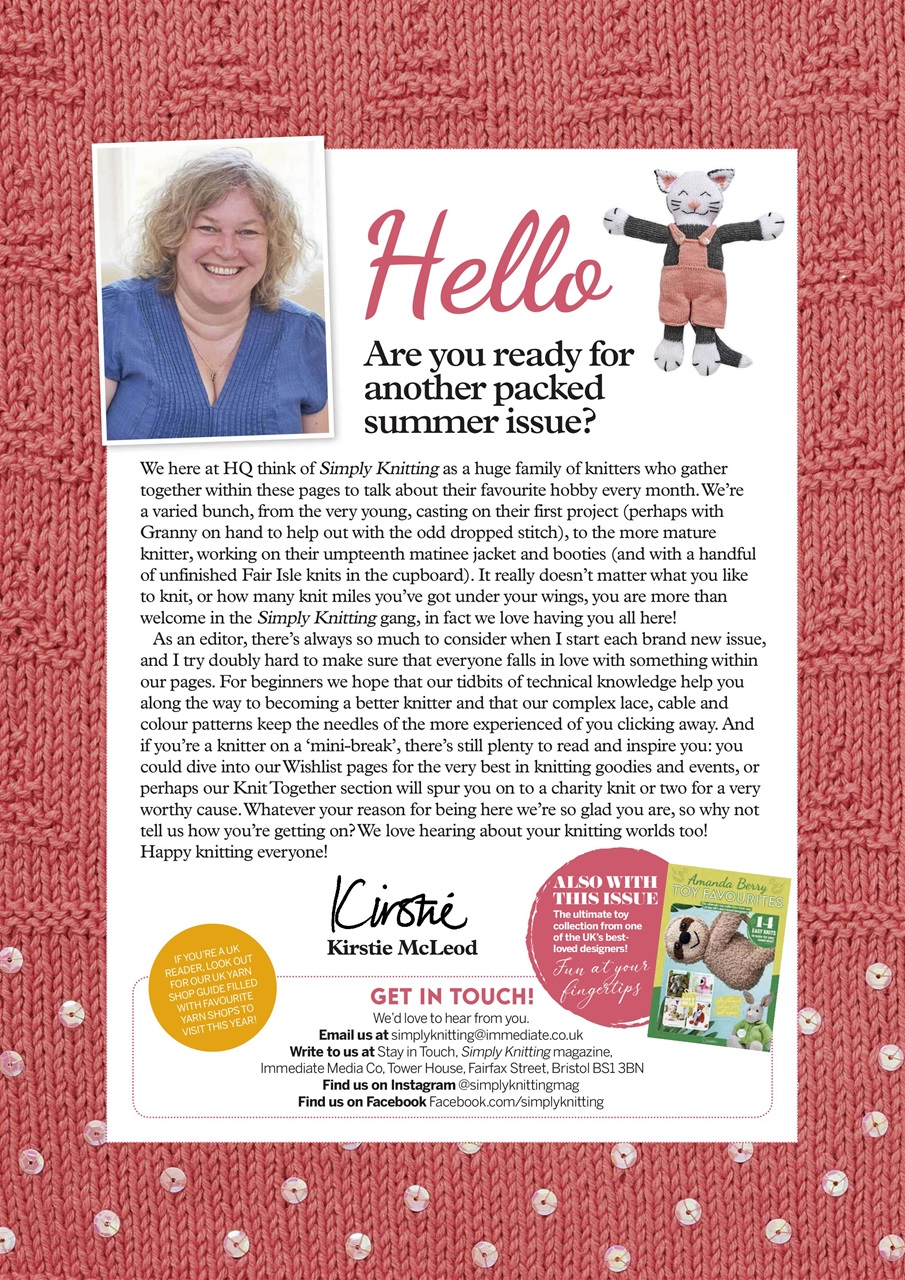 Simply Knitting Preview Pages