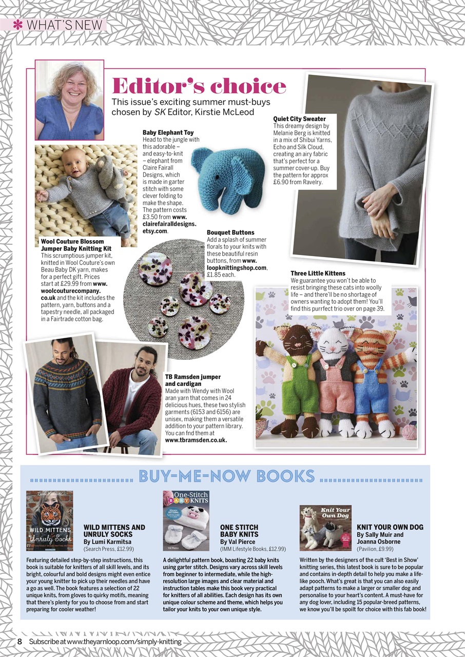 Simply Knitting Preview Pages