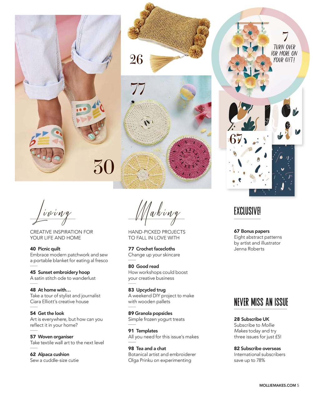 Mollie magazine Preview Pages