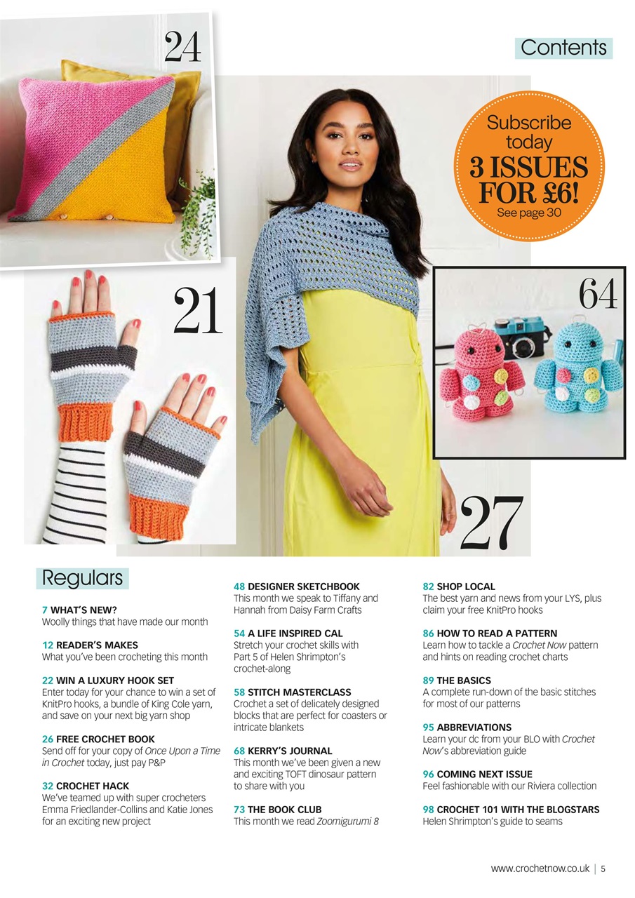 Crochet Now Magazine Preview Pages