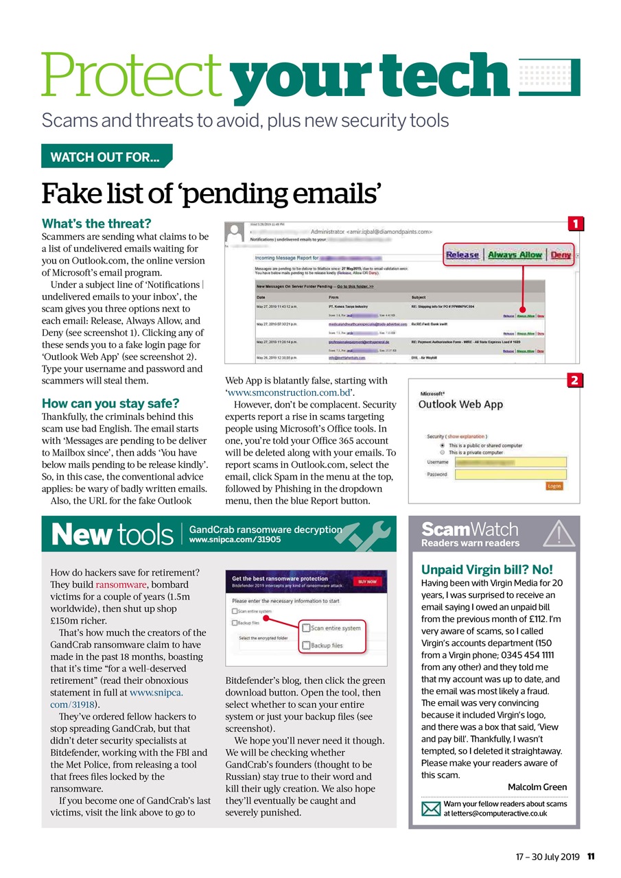 Computer Active Preview Pages