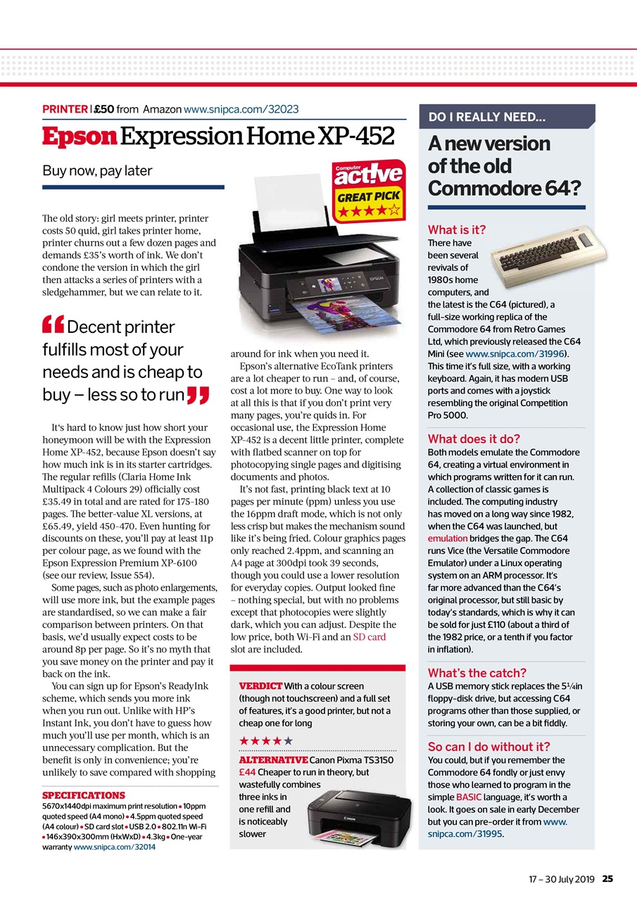 Computer Active Preview Pages