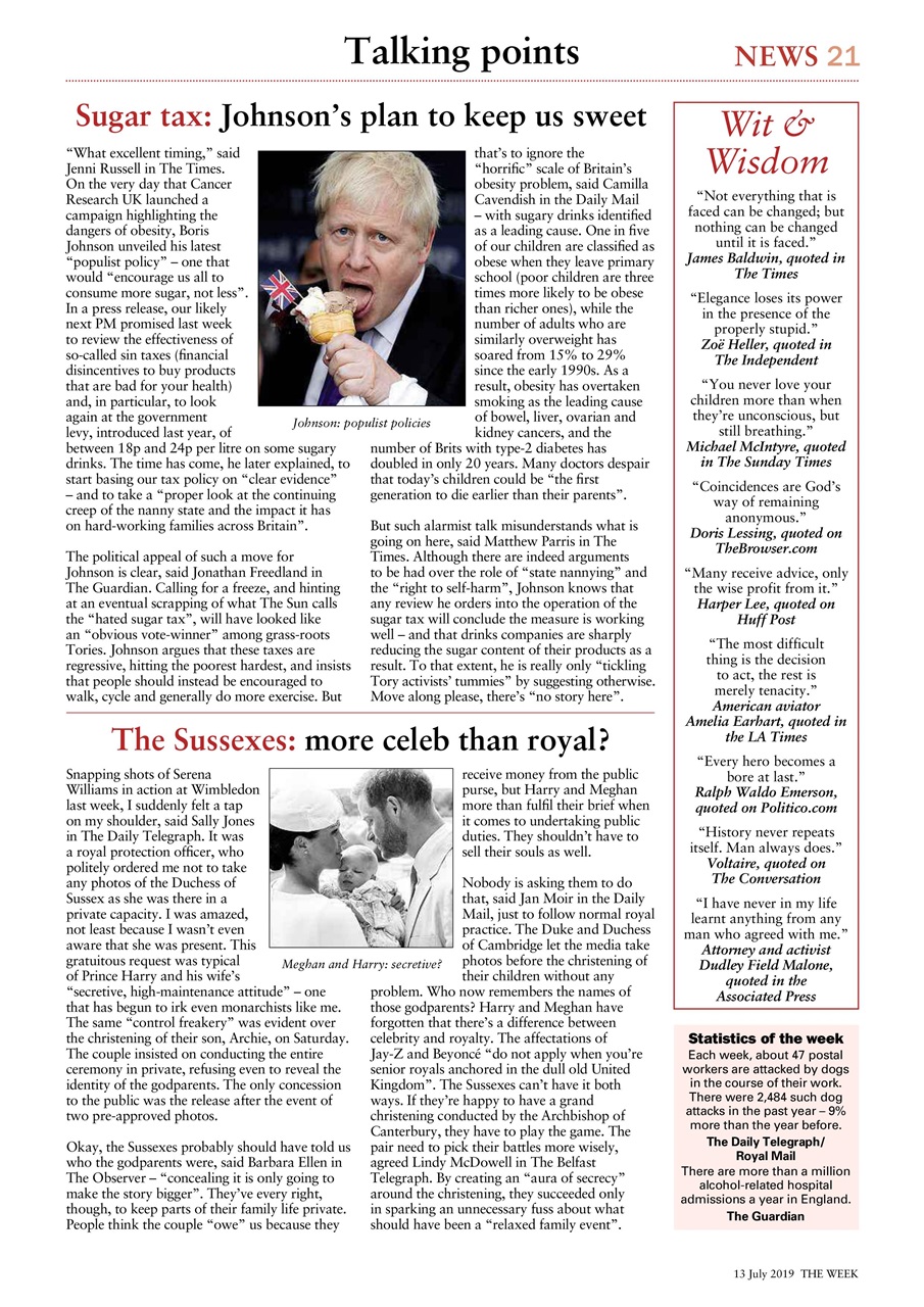 The Week Preview Pages