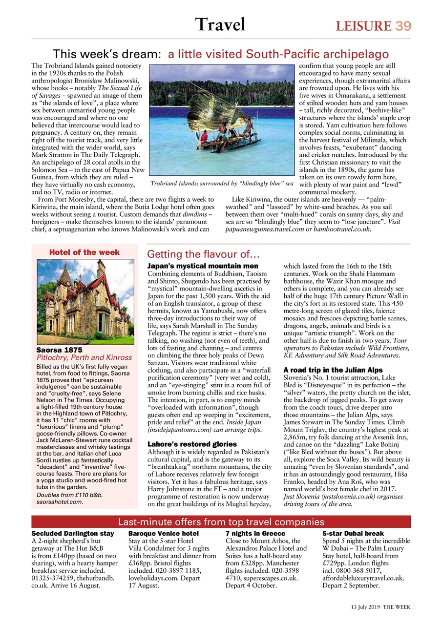 The Week Preview Pages