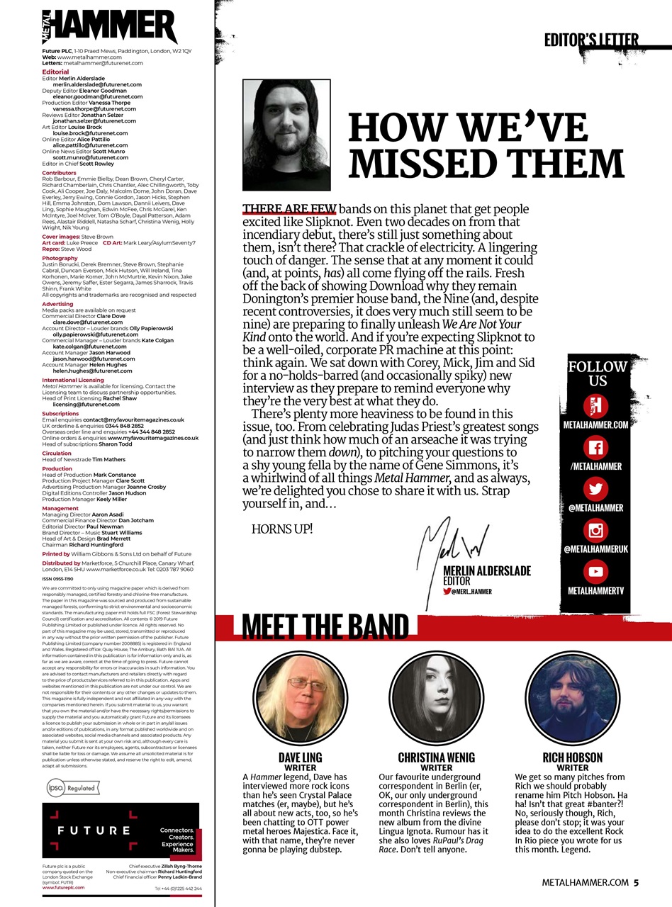 Metal Hammer Preview Pages