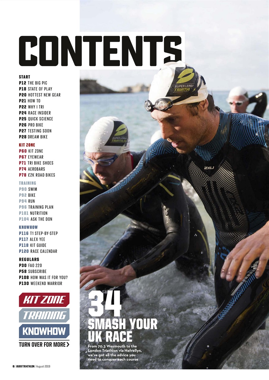 220 Triathlon Magazine Preview Pages