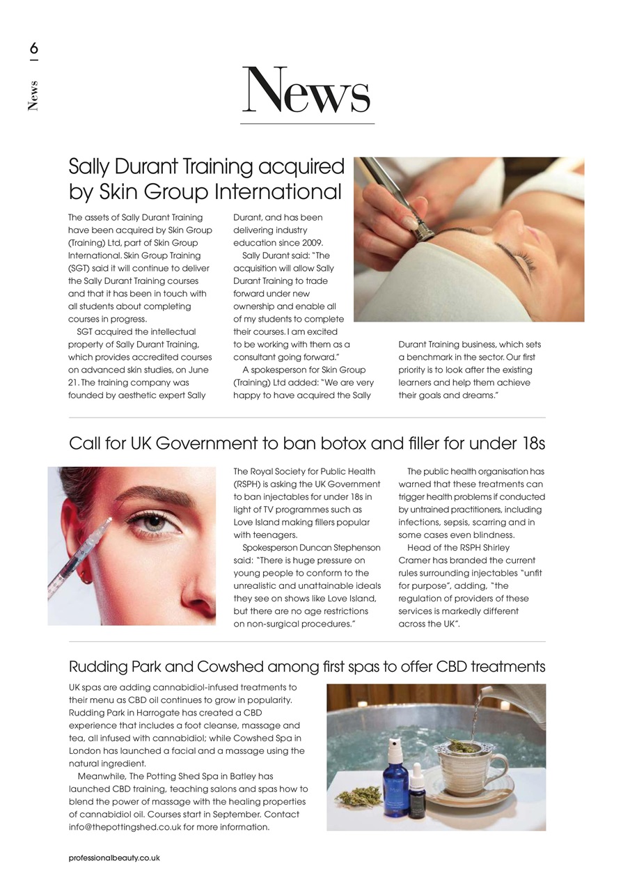 Professional Beauty Preview Pages