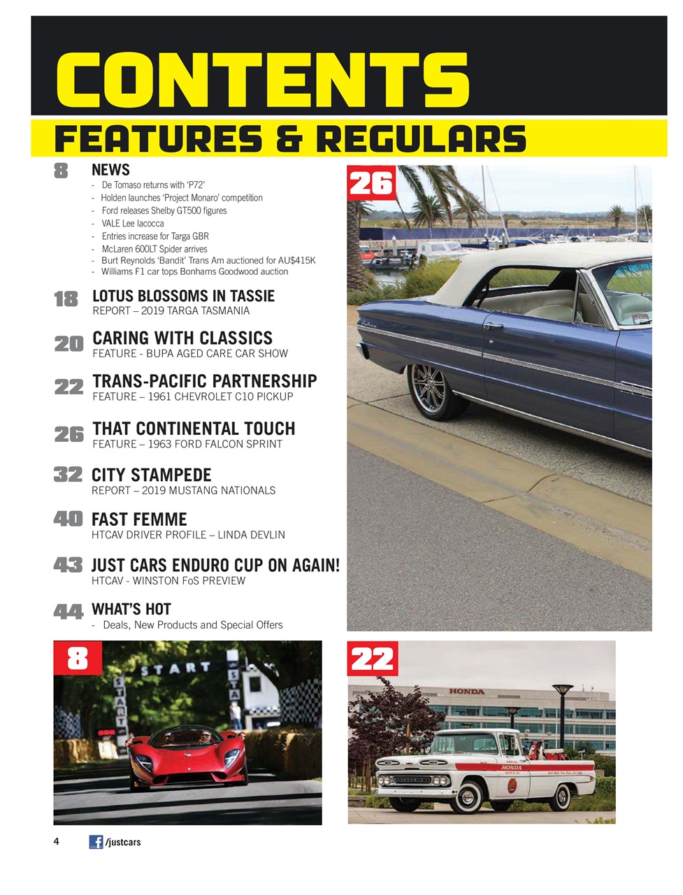 JUST CARS Preview Pages