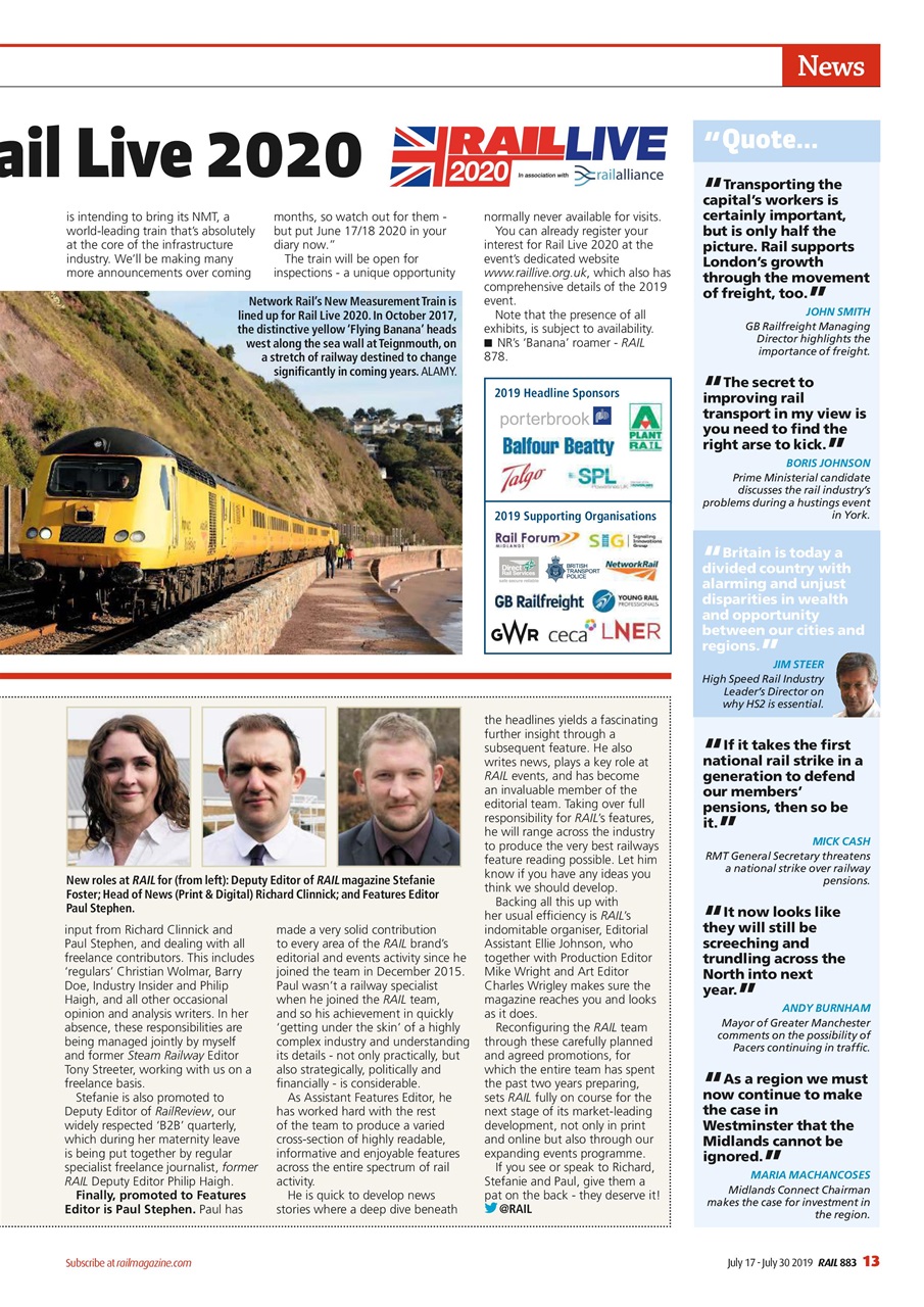 Rail Preview Pages
