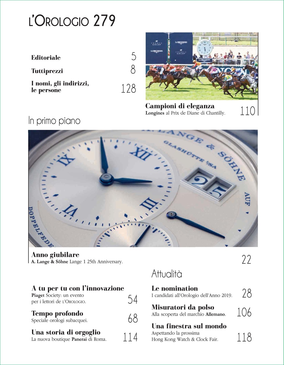 L'Orologio Preview Pages