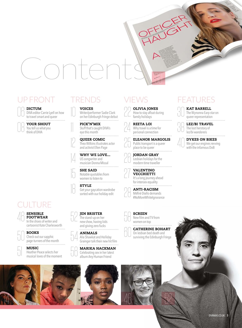 DIVA Magazine Preview Pages