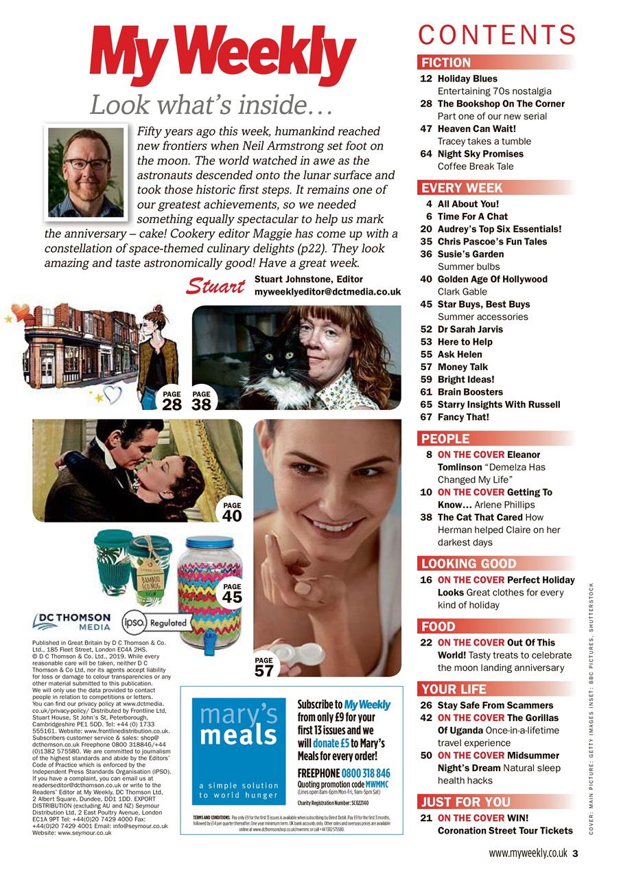 My Weekly Preview Pages