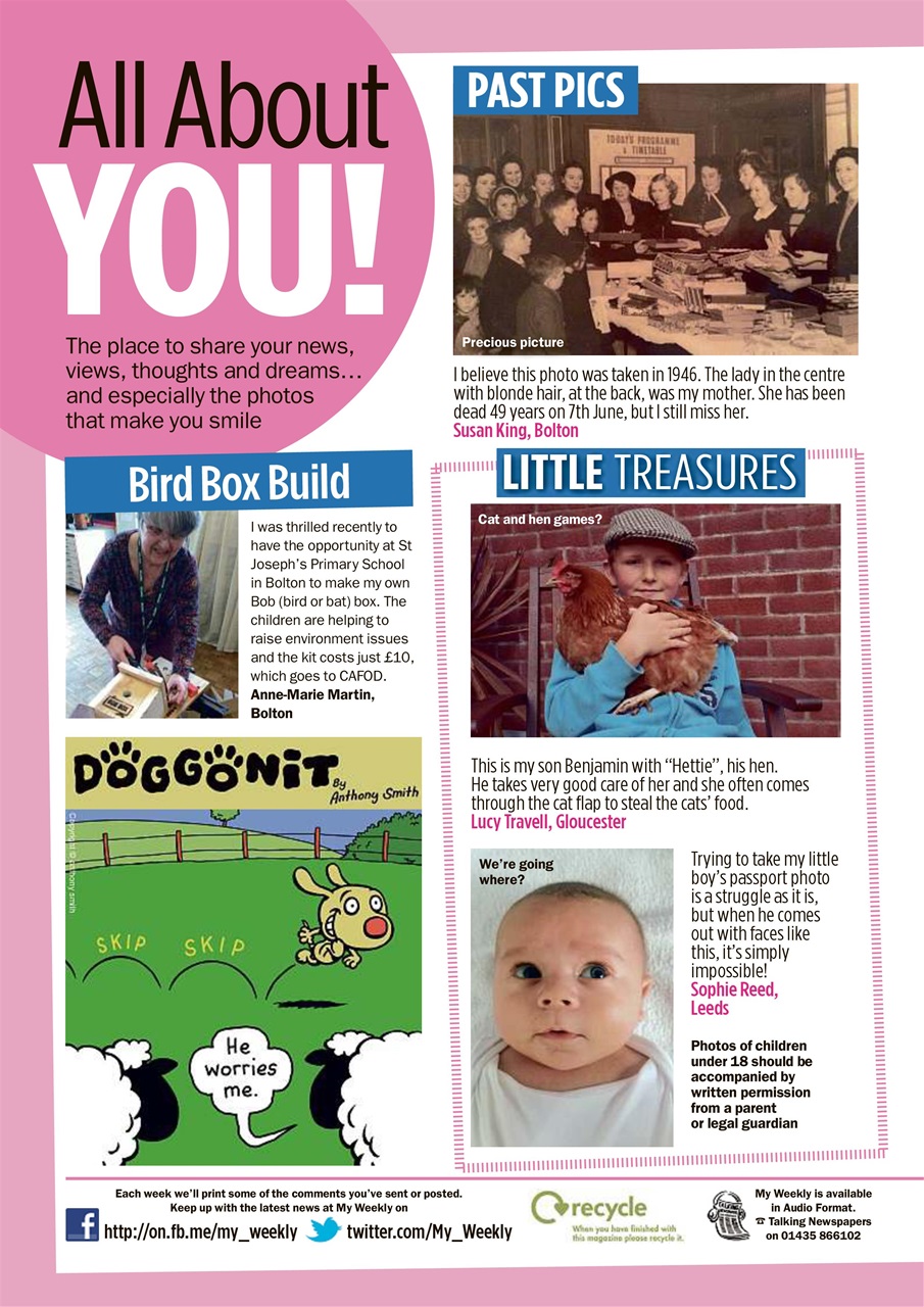 My Weekly Preview Pages