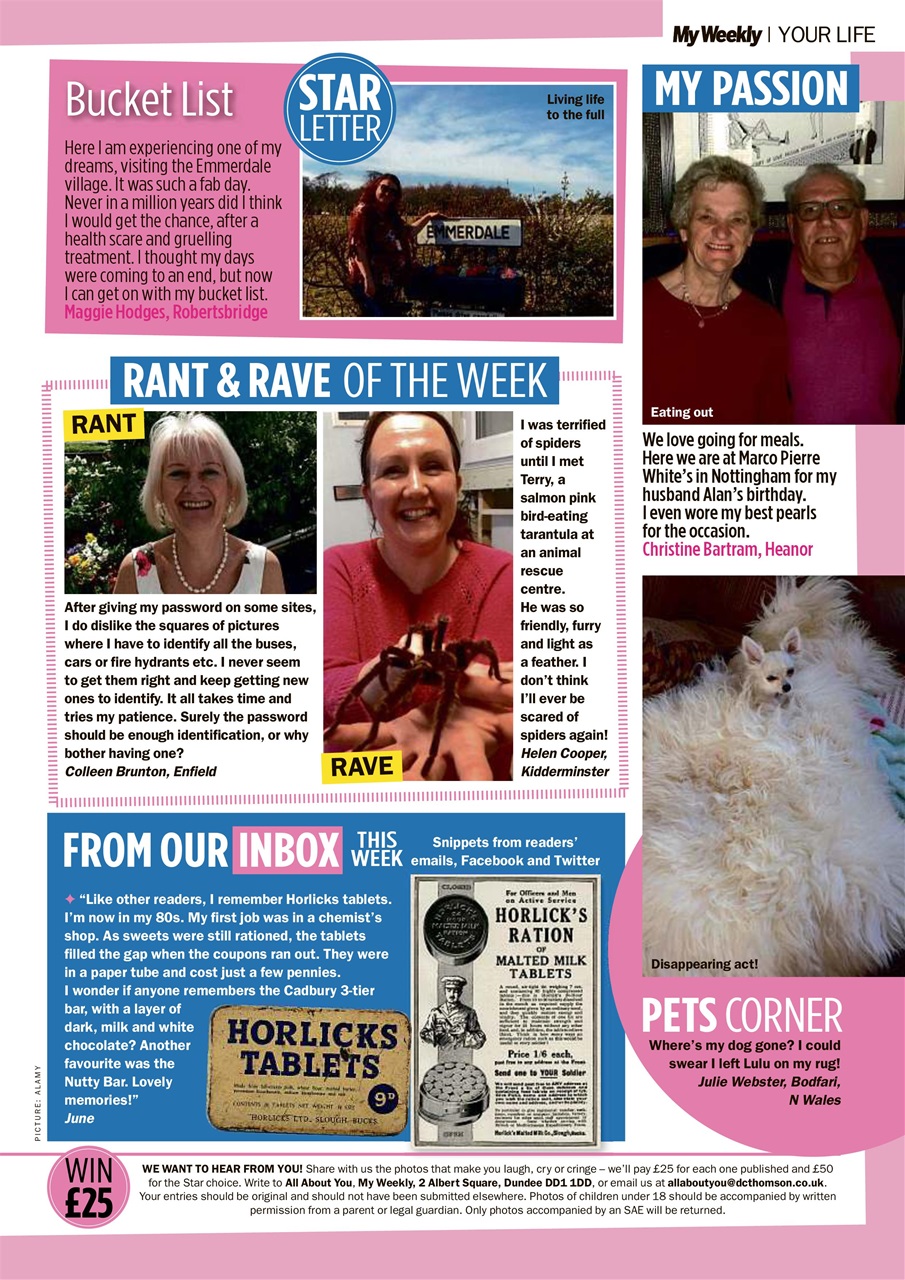 My Weekly Preview Pages