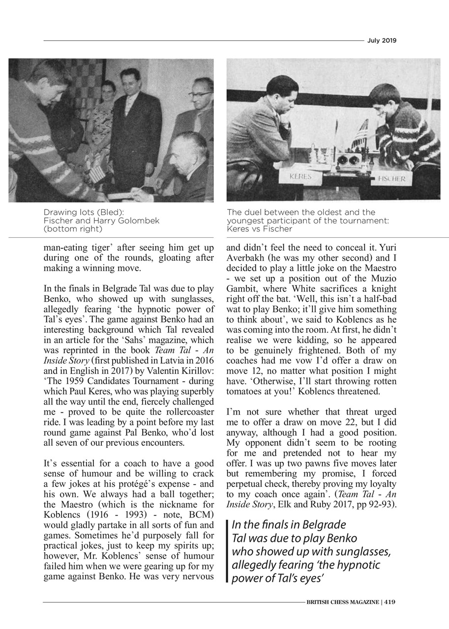 British Chess Magazine Preview Pages