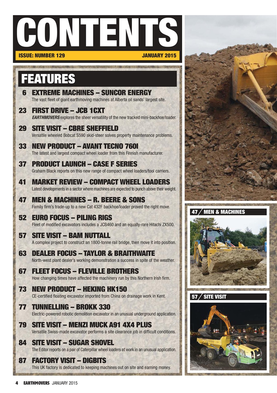 Earthmovers Preview Pages