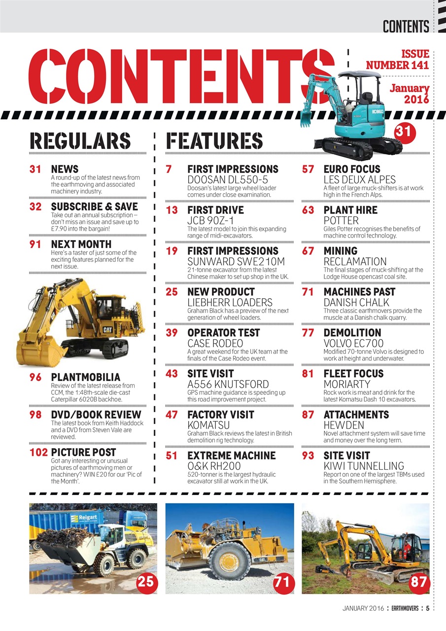 Earthmovers Preview Pages