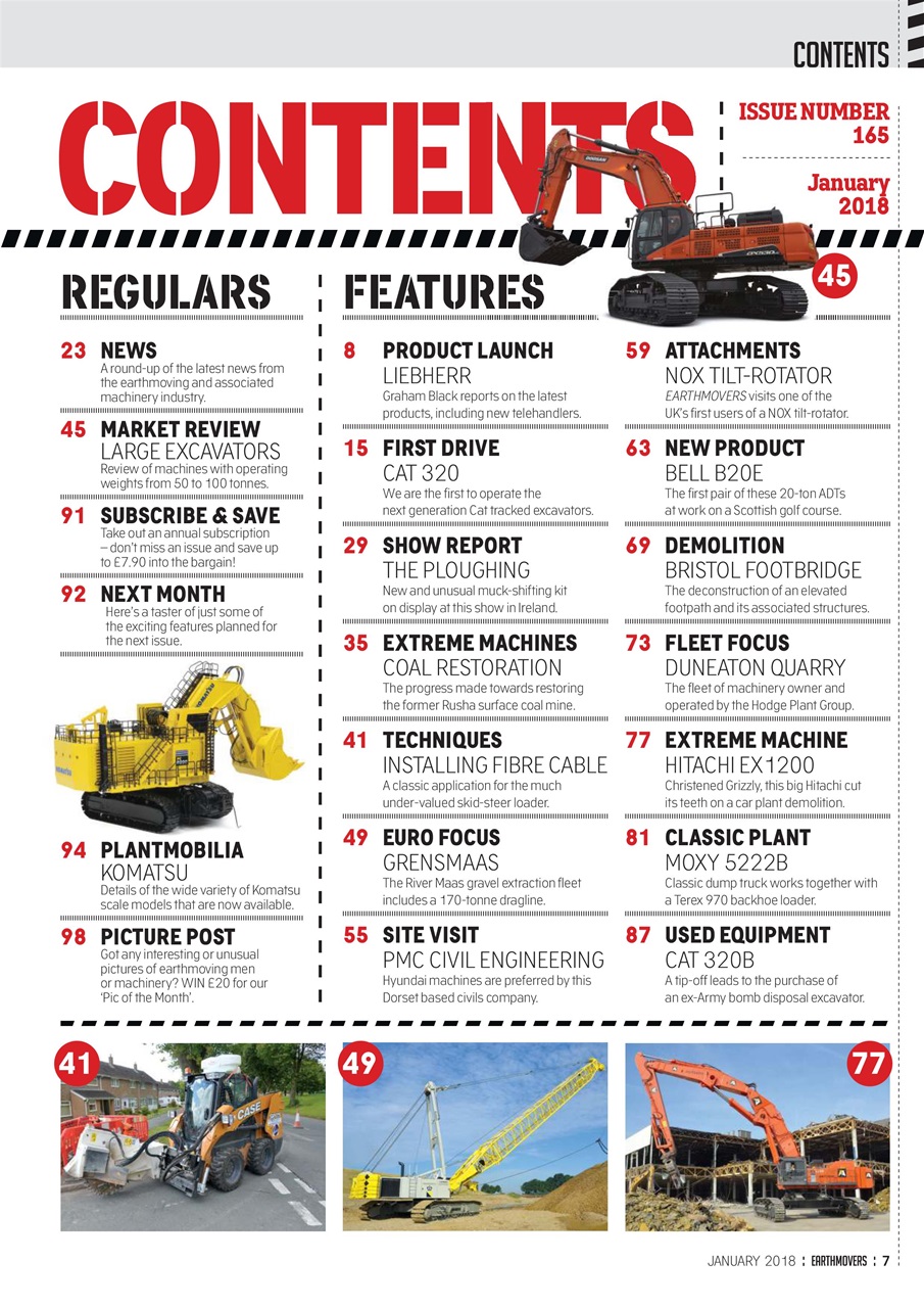 Earthmovers Preview Pages