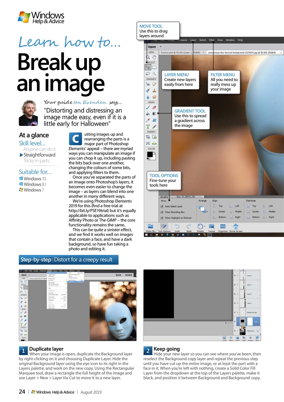 Windows Help & Advice Preview Pages