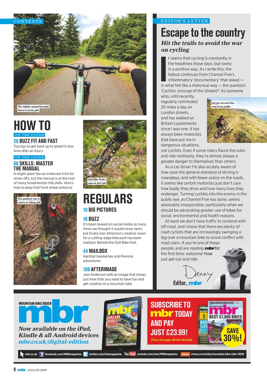 Mountain Bike Rider Preview Pages