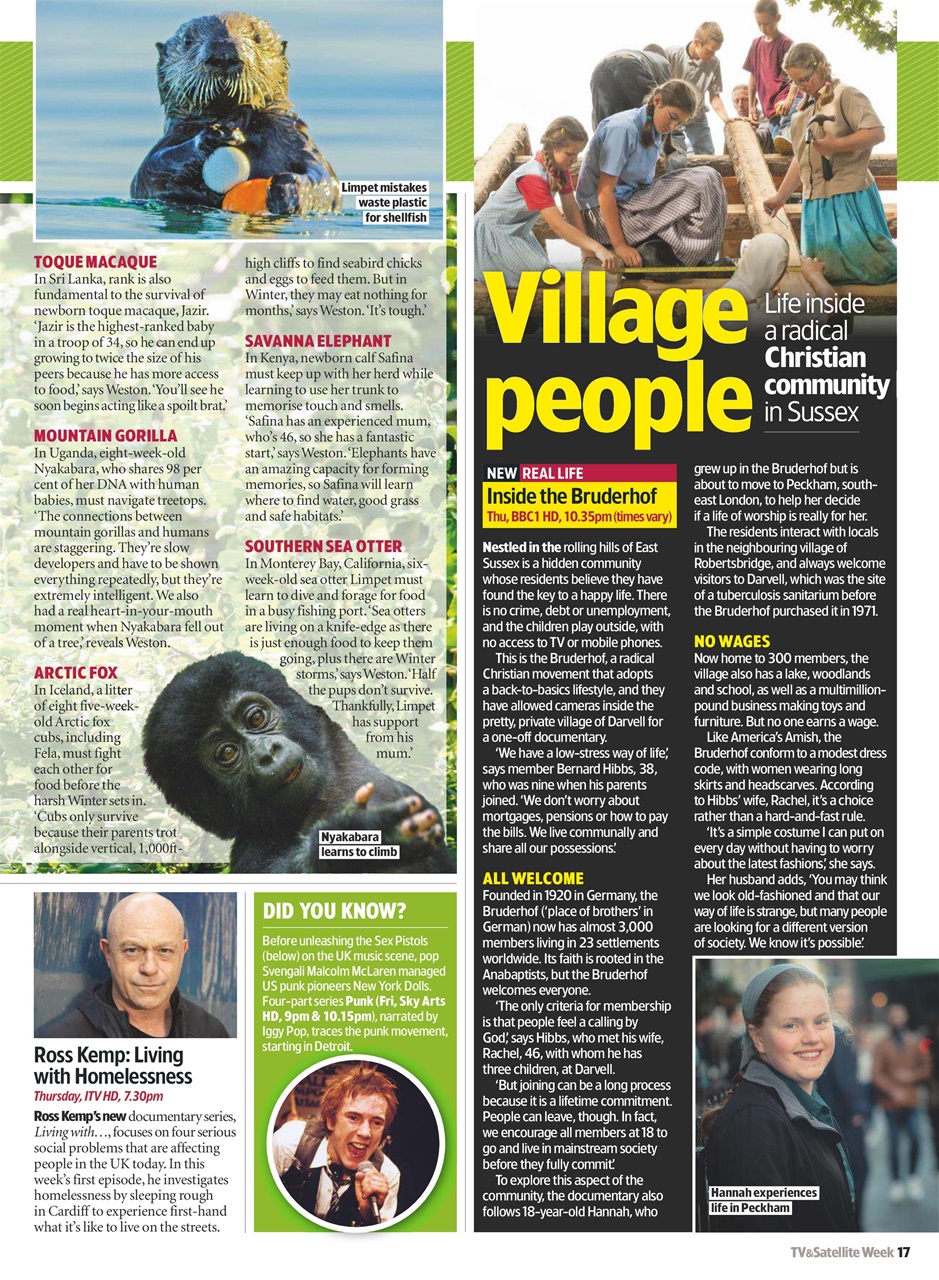 TV & Satellite Week Preview Pages