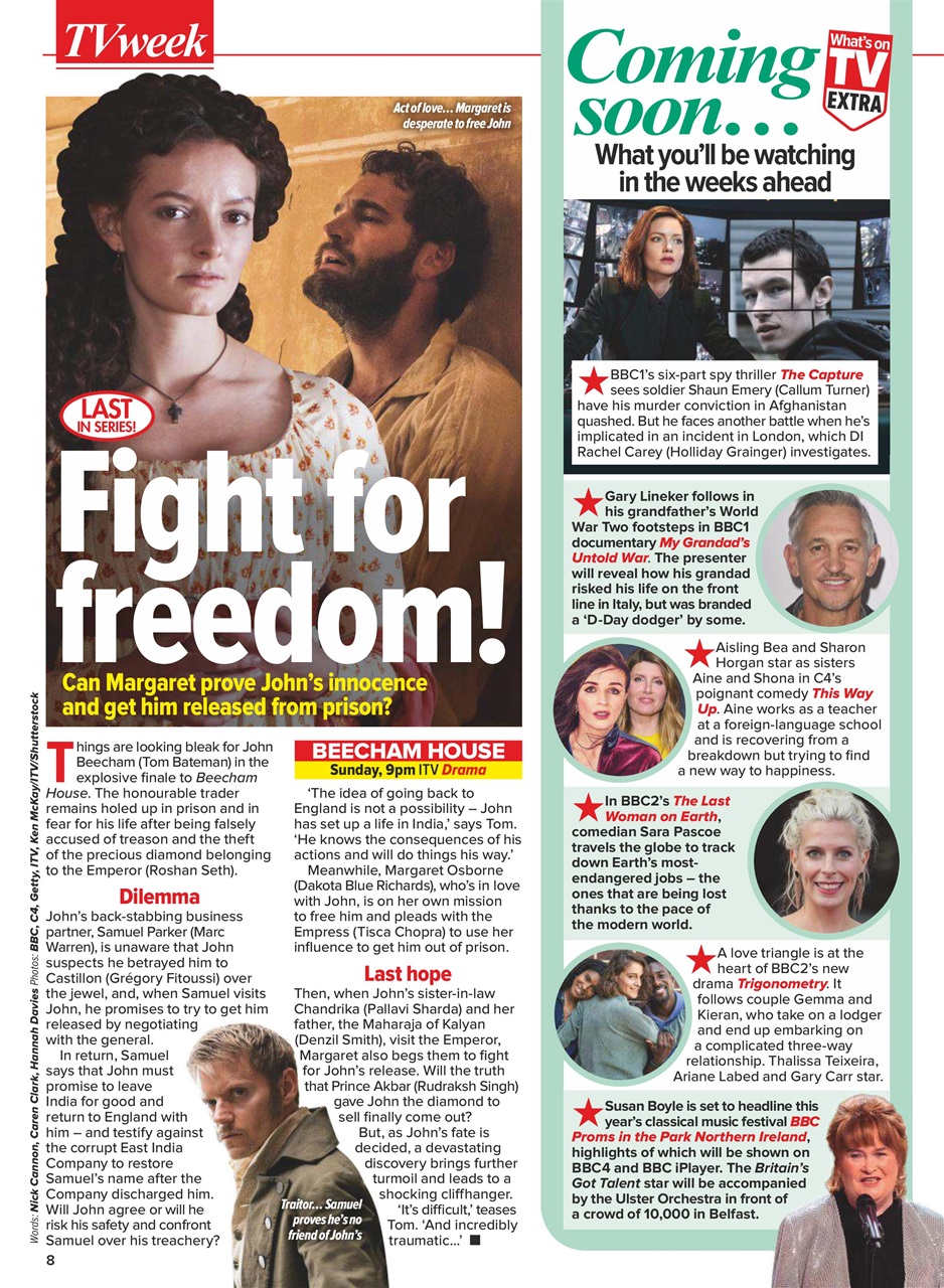 What's on TV Preview Pages