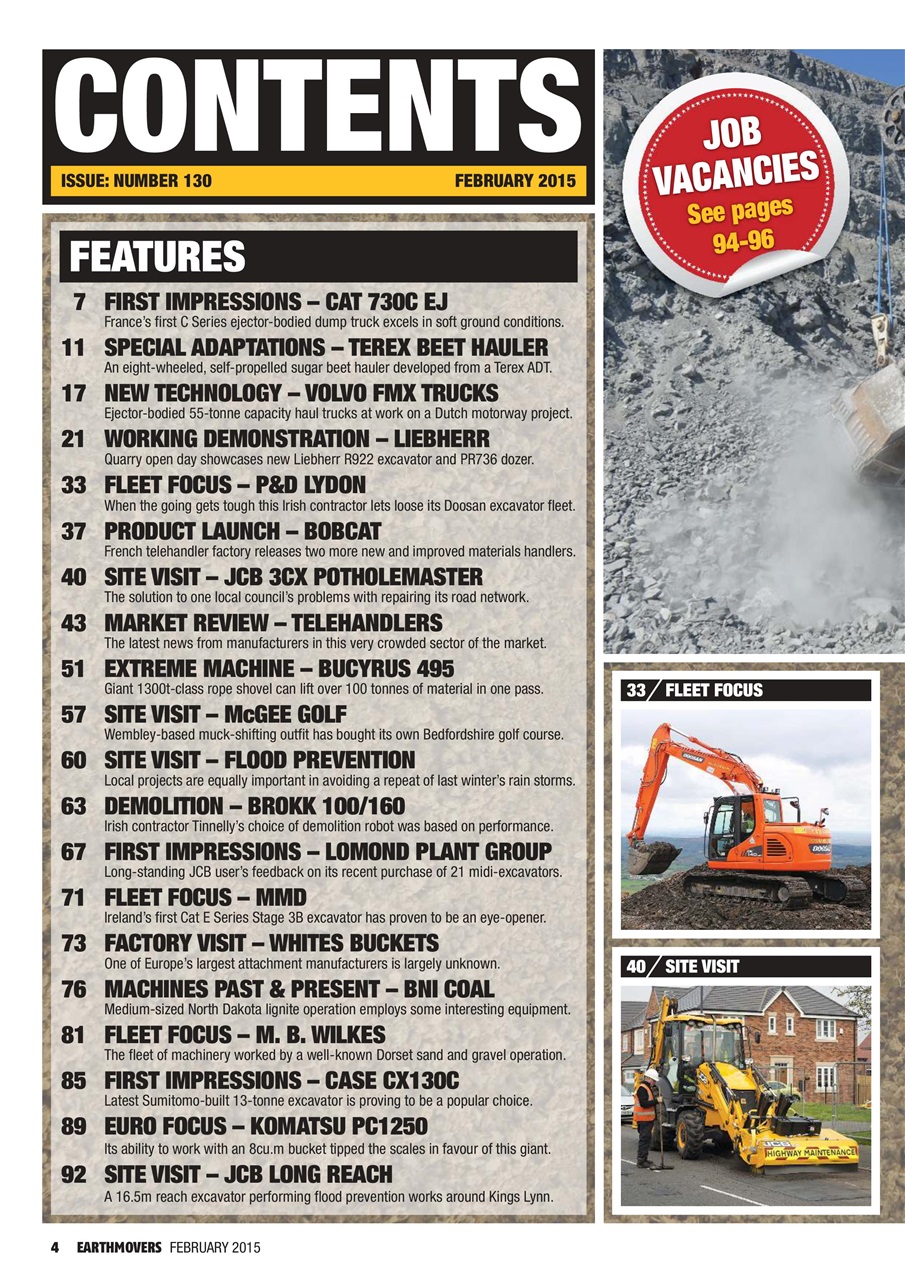 Earthmovers Preview Pages