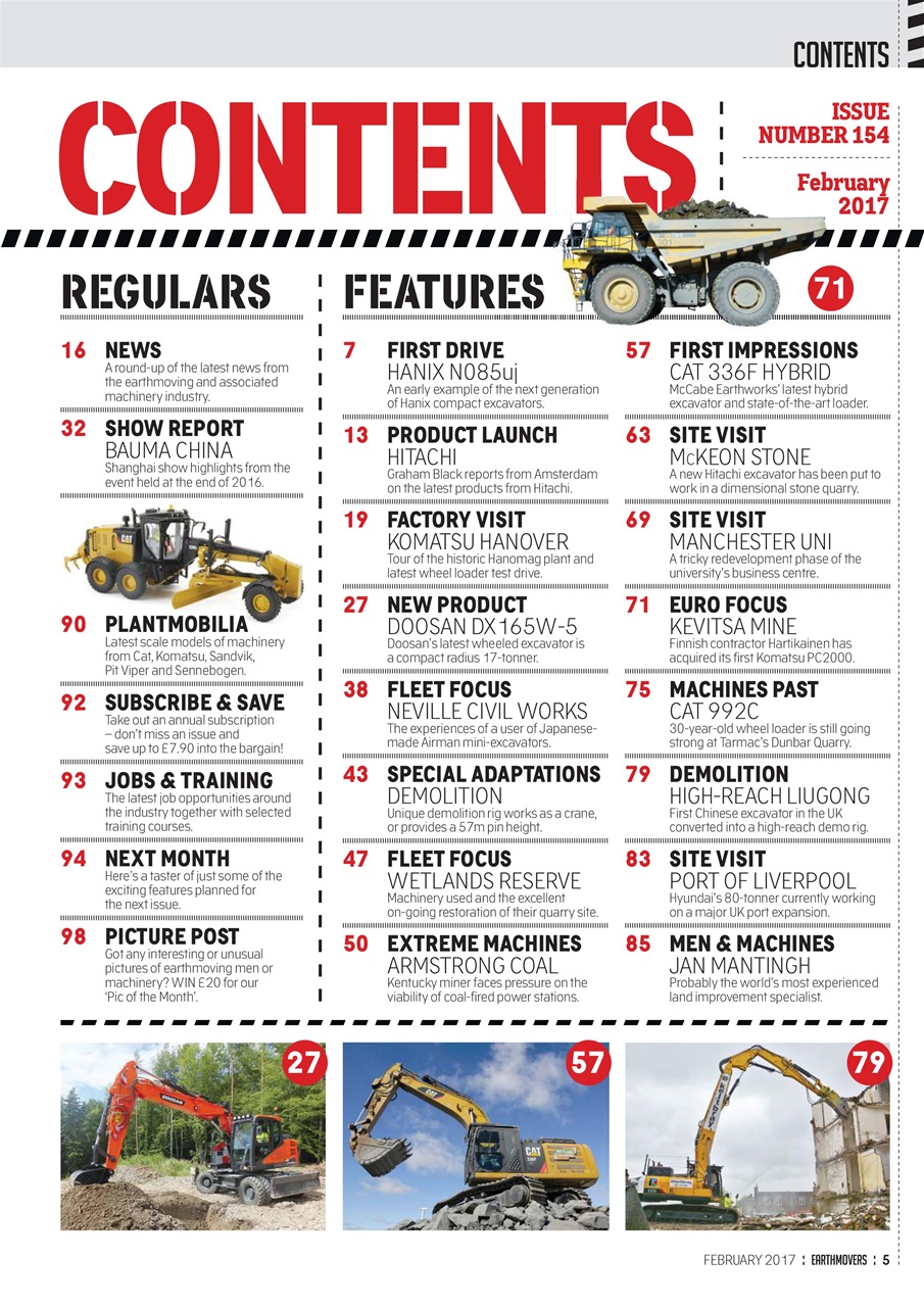 Earthmovers Preview Pages