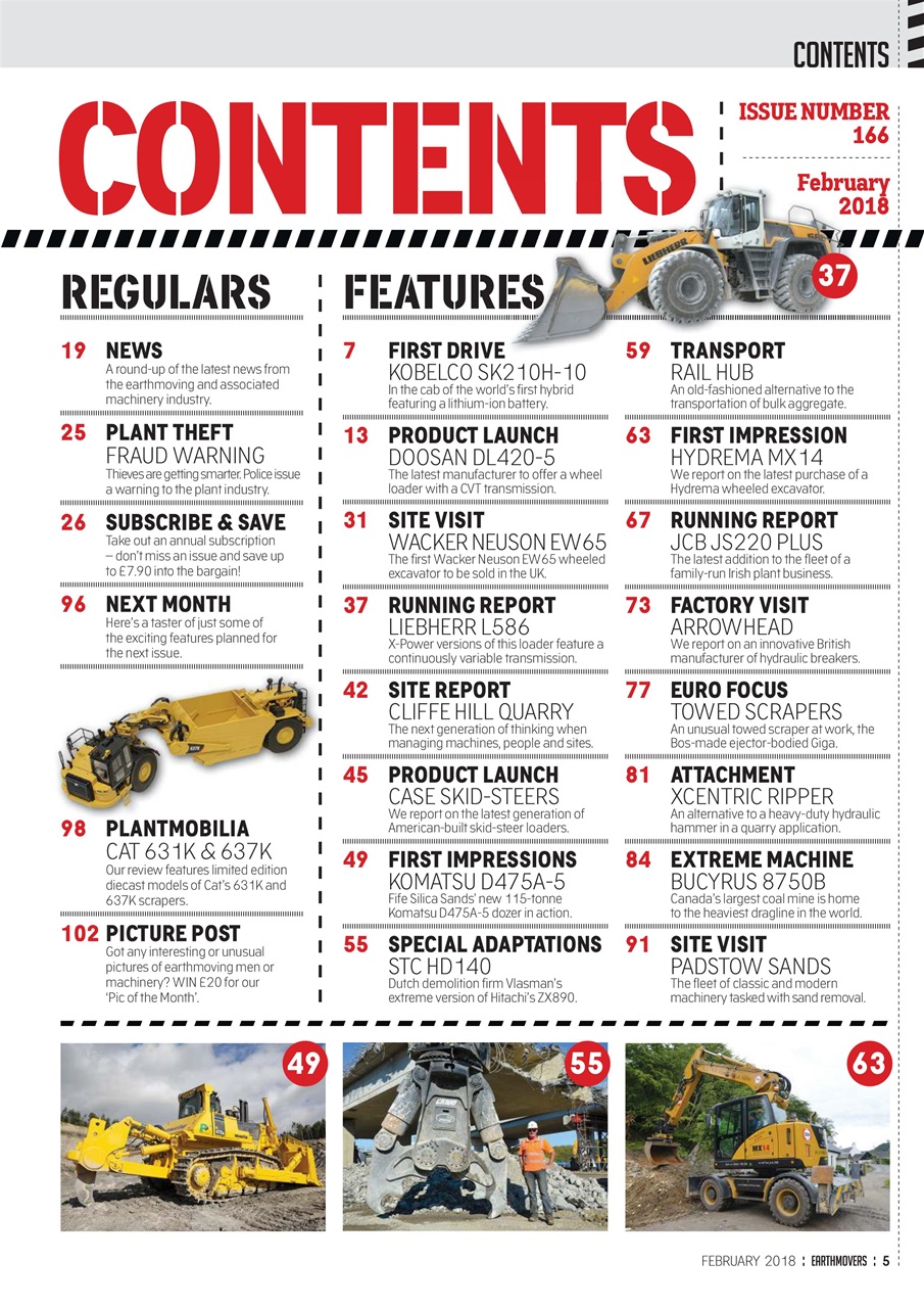 Earthmovers Preview Pages