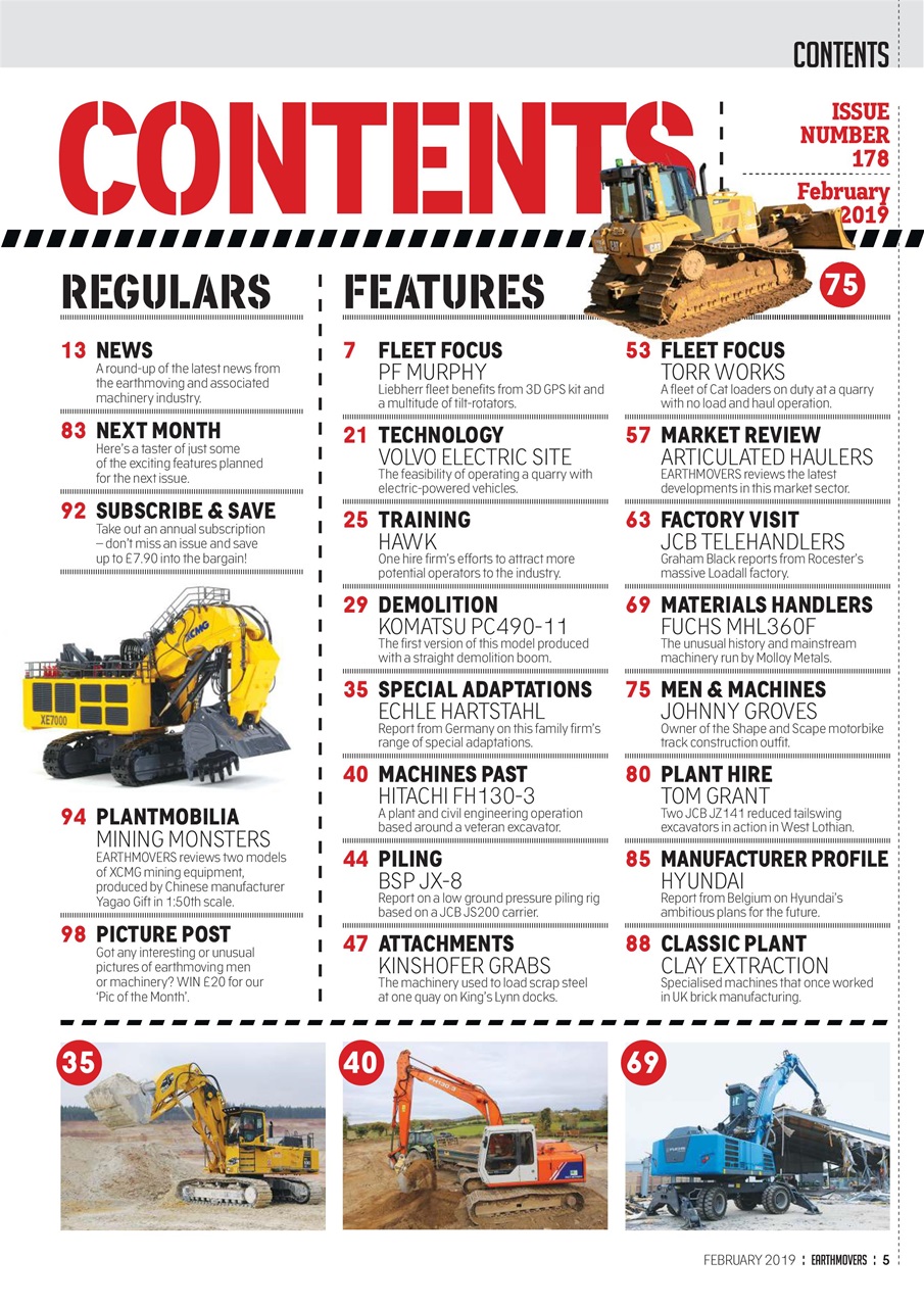 Earthmovers Preview Pages