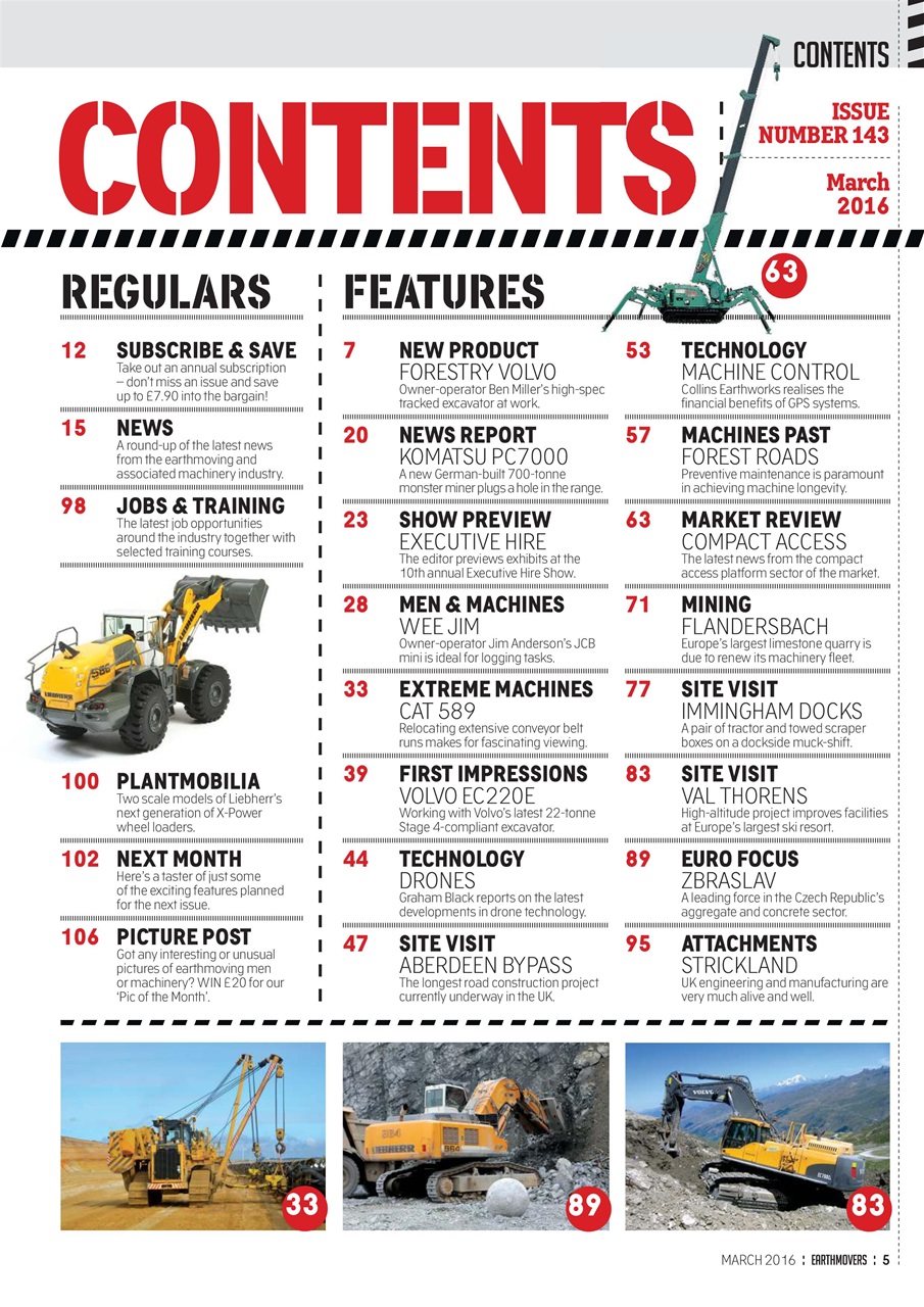 Earthmovers Preview Pages